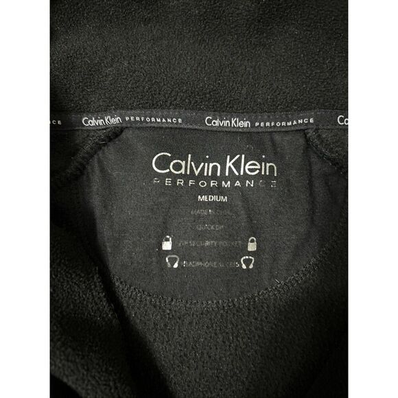 Calvin Klein Performance Jacket Women’s M Black Funnel Neck Headphone - Picture 5 of 6